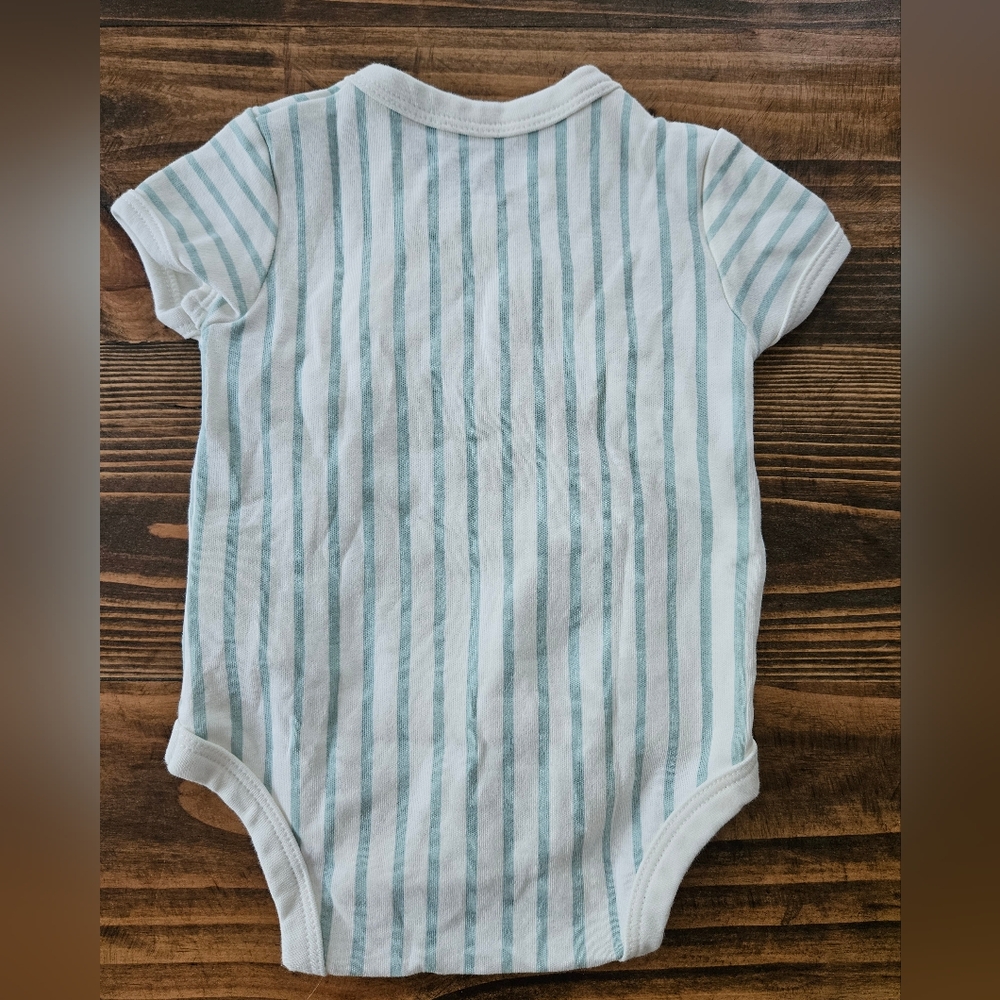 Pehr Striped Baby Onesie with Side Tie - Picture 5 of 5
